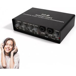 Externe USB-karaoke-opname Mobiele Audiomixer Draagbare Computeropname voor Livestreaming en Gaming