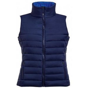 SOLS Vrouwen/dames Golfkussen Gewatteerde Waterafstotende Bodywarmer/Gilet (Marine)