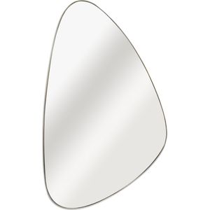 INSPIRE - wandspiegel - ovale spiegel OGIVE - 50 x 30 cm - goud - metaal - hangspiegel ovale - design wandspiegel