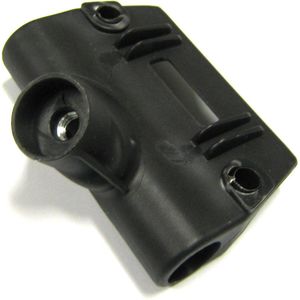 Repusel - Klemstuk - Zwart - Voor Opzetspiegels