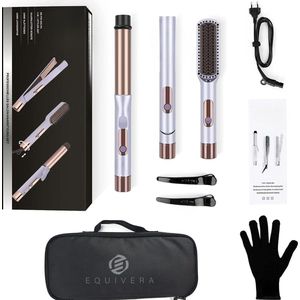 Equivera Stoomstijltang - Stoom Stijltang - Steam Straightener - Steampods