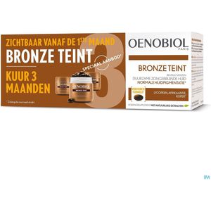 Oenobiol Bronze Teint - Zelfbruiner - Bruinings capsules - Bruiningsversneller - 3 x 30 capsules