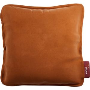 Stoov Warmtekussen | Ploov³ Terracotta Orange | Duurzaam & Draadloos | Infrarood warmtekussen | 45x45 cm | Base 24Wh batterij
