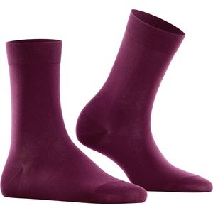 FALKE Cotton Touch damessokken - donkerrood (barolo) - Maat: 39-42