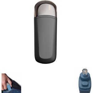 Neus- en oorhaartrimmer, draagbaar, voor mannen, oplaadbare gezichts- en wenkbrauwtrimmer, waterdichte mini-neushaartrimmer voor mannen en vrouwen, pijnloos (zwart)