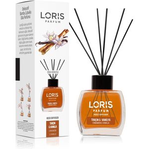 LORIS - Parfum - Geurstokjes - Huisgeur - Huisparfum - Cinnamon & Vanilla - 120ml