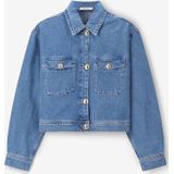Sissy-Boy - Denim Jack - Blauw - Met Gouden Knopen