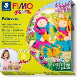 FIMO Kids 8034 - ovenhardende boetseerklei - Form&play set ""prinses