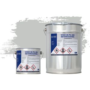 Wixx 2K PU 450 Betoncoating - 10L - RAL 7035 | Lichtgrijs