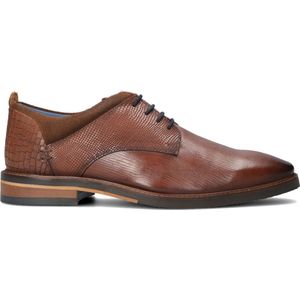 Mazzeltov Bari Nette schoenen - Veterschoenen - Heren - Cognac - Maat 41