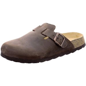 Natural Sense unisex pantoffels klomp leer bruin 1153535