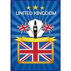 Poster United Kingdom / God save the Queen - 59 x 42 cm