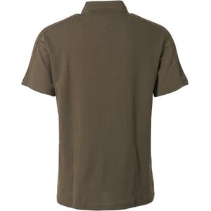 No Excess - Polo Jacquard Army Groen - Regular-fit - Heren Poloshirt Maat XL