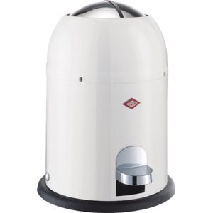 Pedaalemmer - Mini Master - Wit - Wesco - afvalvolume 6 L