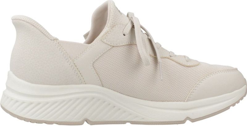 Skechers - 117627S Bobs Arch Comfort - Sneakers - Beige - Materiaal: Textiel