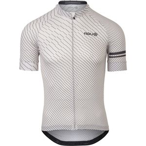 AGU Chippie Lines Essential - Heren Fietsshirt - Kalk Wit - Maat XL