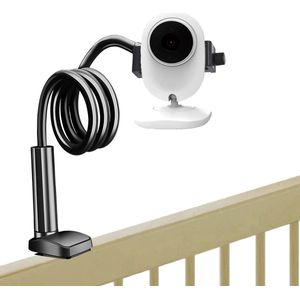 REFTTENW Babyfoon Houder - Babyfoon Houder Universeel - 1.1M - Baby Camerahouder - Lvoor Bedrand Van 10 Tot 65Mm- Zwart