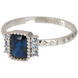 Fame-Classic Miracle Blue-Zilverkleurig-Dames Ring