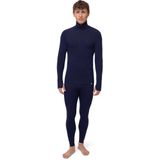 DANISH ENDURANCE Merino Wol Thermoset Heren - met Rits - Donker marineblauw - Maat M