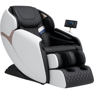 High Aspect - Massagestoel Luxor - Wit - Compact model - 8 Rollers & 12 Airbags - Massage apparaat