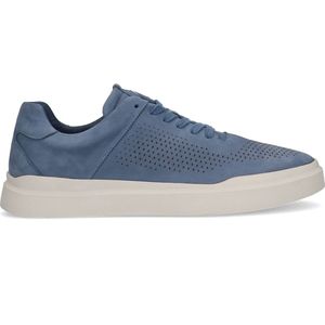 No Stress - Heren - Blauwe nubuck sneakers - Maat 41