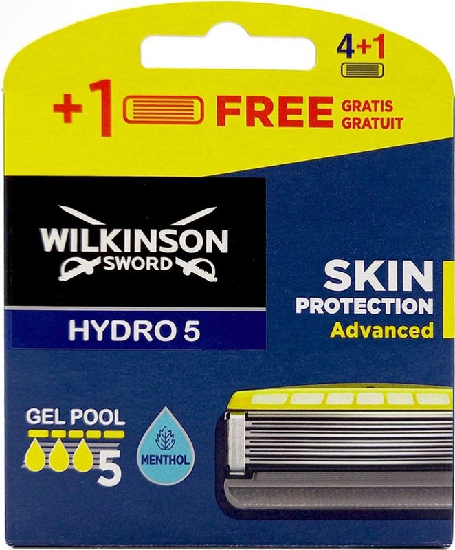 Wilkinson Hydro5 Skin Protection Advanced 4+1 stuuk