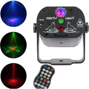 DJ Laser - Lichtshow - 60 Patronen - Geluid Reagerend - LED - Strobe - RGB
