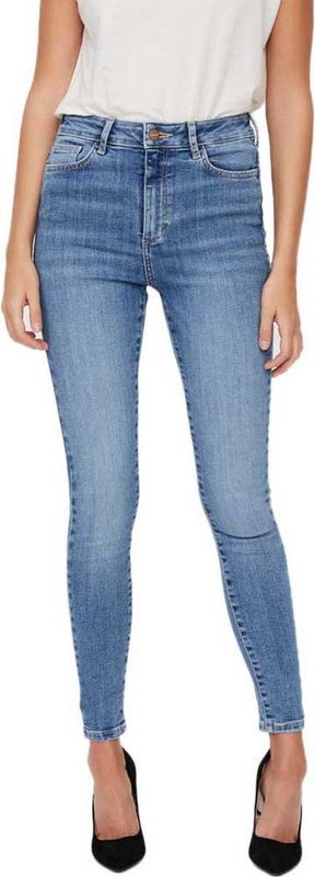 VERO MODA - Skinny Fit Jeans - Hoge Taille - Biologische Katoenmix