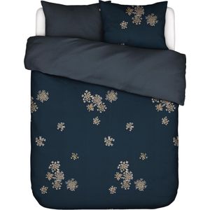 ESSENZA - Lauren - Dekbedovertrek - Indigo Blauw - Lits-Jumeaux - 240x200/220 cm