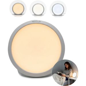 Mvolo® Lucent Rise - Daglichtlamp - 10000 Lux - Lichttherapielamp - Volledig Spectrum - Sunsetlamp - UV-vrij - Instelbare Helderheid - Zonlicht lamp-
