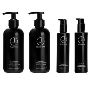 J Beverly Hills - ULTIMATE LUXURY EXPERIENCE KIT - Hydrate Shampoo + Hydrate Conditioner + Revive Oil + 5-in-1