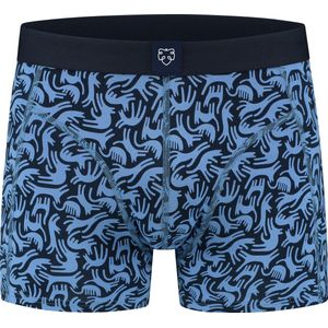 A-dam Flumbling Cats - Boxershort - Katoen - Onderbroek - Ondergoed - Heren - Marine - XL