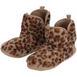 Apollo - Kindersloffen - Donkerbruin - Pantoffels - Met Antislip