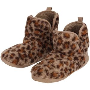 Apollo - Kindersloffen - Donkerbruin - Pantoffels - Met Antislip