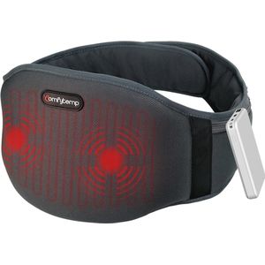 Draadloze Warmtepad voor Rugpijn met Vibratiemassage - Oplaadbaar Warmtekussen met 3 Warmteniveaus en Auto-Off