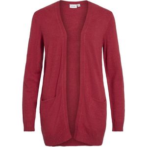 VILA - VIRIL - Gebreid Vest - Rood