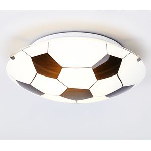 Lindby - plafondlamp - 1licht - glas, metaal - H: 8 cm - E27 - zwart, wit