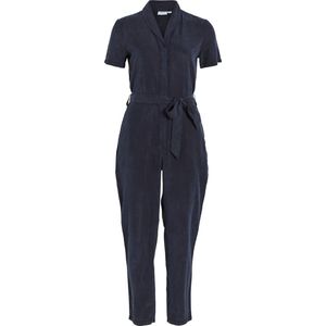 Vila Broek Vilisti S/s Collar Jumpsuit/r 14093543 Navy Blazer Dames Maat - W44