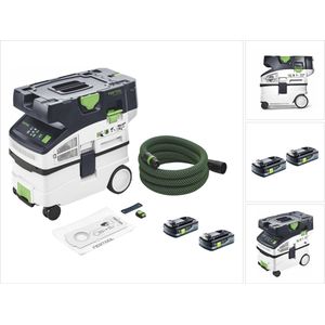 Festool CTLC MIDI snoerloze mobiele stofafzuiger 36 V ( 2x 18 V ) stofklasse L + 2x accu 4.0 Ah - zonder lader