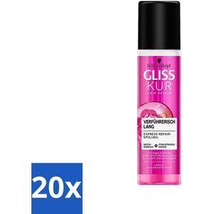 Gliss-Kur - Hair Repair - Long & Sublime - Express Repair Conditioner - 200 ml - Bulkverpakking - 20 stuks