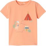 NAME IT Baby Jongens Nbmhico Ss Top Box T-shirt, oranje, 56 cm