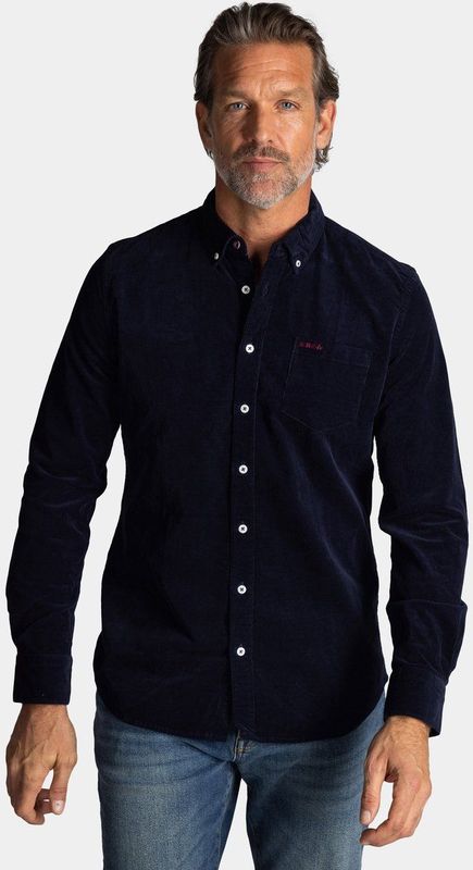 NZA - Donkerblauw - Corduroy Shirt