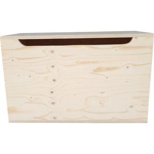 Wood4you - Speelgoedkist - Stoer - opbergkist 90Lx50Dx50H cm