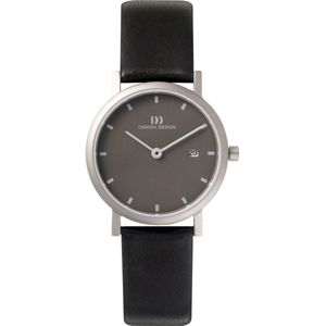 Danish Design Elbe Horloge - Danish Design dames horloge - Zwart - diameter 27 mm - Titanium