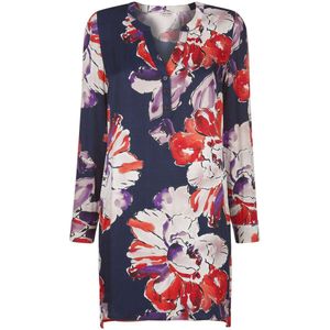 Alba Moda Longbluse Longbluse mit floralem Print