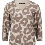 Betty Barclay - V-hals Truien - Bruin - Pailletten