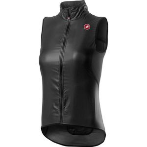 Castelli - Aria Vest - Fietsbodywarmer - Zwart/Grijs - Stretch, Ultralicht - 94% Polyester, 6% Elastaan
