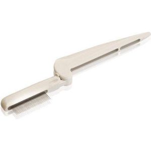 Seki Edge S-603 Wimperkam van metaal en inklapbaar / Folding EyeLash Comb - wimperkam -wenkbrauwkam