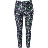 Angel of Style - Dames - Legging slim fit doodshoofd - Zwart - Maat 42