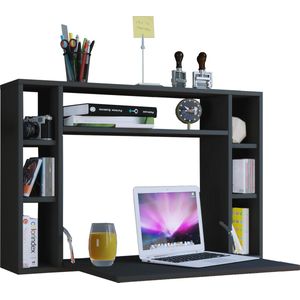 VCM Houten hangend inklapbaar bureau wandbureau computer bureau la Wandila Houten hangend inklapbaar bureau wandbureau computer bureau la Wandila